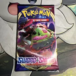 Pokemon TCG: Sword and Shield Base Set Booster Pack - Factory Sealed Pack - Image 1