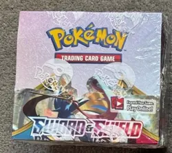 Pokemon TCG Sword And Shield Base Set Booster Box Factory Sealed - Image 1