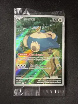 Pokemon TCG Snorlax SVP 051 English 151 Black Star Promo Sealed - Image 1