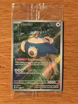 Pokemon Card Snorlax SVP 051 Scarlet & Violet 151 NM Sealed Black Star Promo - Image 1