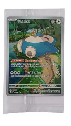 Snorlax SVP EN 051 Black Star Promo Scarlet & Violet Pokemon 151 Card - SEALED - Image 1