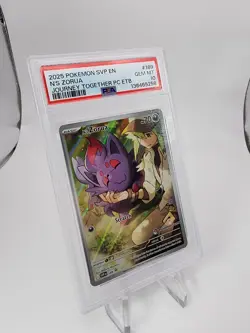 PSA 10 2025 POKEMON JOURNEY TOGETHER POKEMON CENTER ETB PROMO SVP #189 N'S ZORUA - Image 2