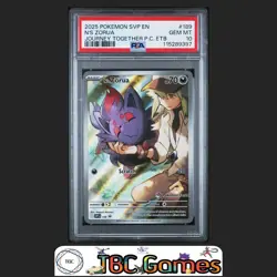 N's Zorua SVP #189 Journey Together Pokemon Center ETB PSA 10 - Image 1