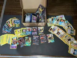 Huge Box Pokemon Card Collection Lot Full Arts Holos TCG Vintage Tomy And Snorla - Image 2