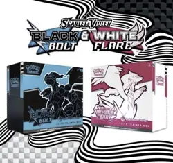 Pokemon Black Bolt And White Flare Pokemon Center Elite Trainer Box PKC ETB - Image 1