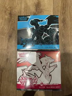 Pokemon TCG Black Bolt and White Flare Pokemon Center Elite Trainer Box ETB - Image 1