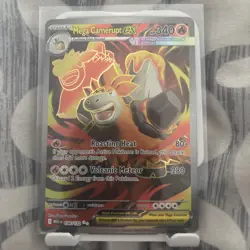 Mega Camerupt EX 156/132 Ultra Rare Mega Evolution Pokemon Card TCG NM - Image 1