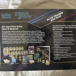 Pokemon Center Elite Trainer Box Plus ETB: Crown Zenith Sealed - Image 4