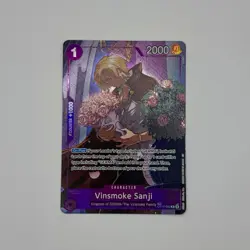 One Piece TCG Vinsmoke Sanji OP10-063 TR Treasure Rare English OP-12 Foil NM - Image 1