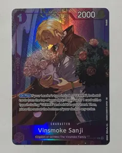 2025 One Piece Legacy Of The Master Vinsmoke Sanji Treasure Rare OP10-063 OP12 - Image 1