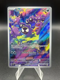 Pokemon TCG Temporal Forces Gastly 177/162 Illustration Rare - Image 1