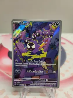 Gastly 177/162 NM Illustration Rare Sv: Temporal Forces Holo Pokemon TCG - Image 1