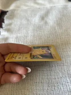 Pokemon Pikachu TCG Base Set Unlimited Common Card 58/102 - Image 3