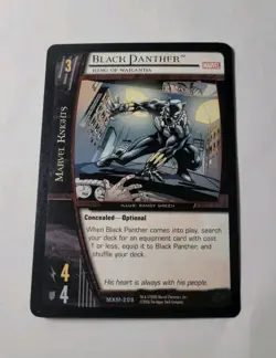 VS System: Black Panther King of Wakanda Marvel Knights TCG CCG Card - Image 1