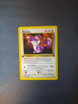 Rattata #66 1st Edition Team Rocket Original Series WOTC Pokemon Card TCG - Image 3