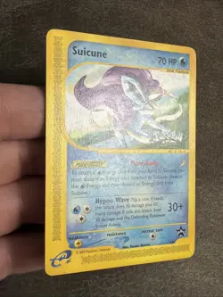 Suicune 53 Black Star Promo Pokemon WOTC Regular Card Pokemon 4Ever Stamp LP - Image 2