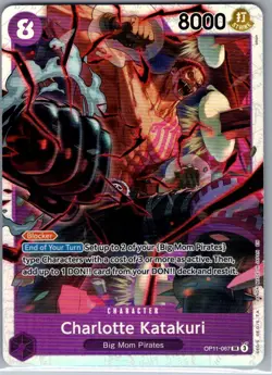 Charlotte Katakuri OP11-067 SR English A Fist Divine Speed - One Piece Card - NM - Image 1