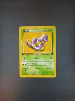 Pokemon Card 1st Edition Ekans 56/82 - Team Rocket - Image 3