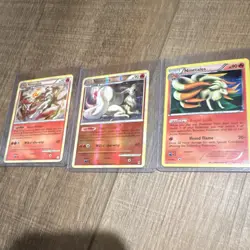 Pokemon TCG HS-Triumphant Lot with Ninetales Holo Cards x3 (2010) - Image 1