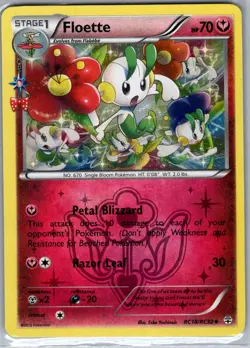 Floette RC18/RC32 Reverse Holo Generations: Radiant - Pokemon Card - NM - Image 1