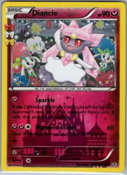 Diancie RC22/RC32 Reverse Holo Generations: Radiant - Pokemon Card - NM - Image 1