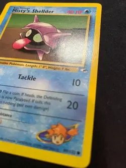 MISTY'S SHELLDER - 089/132 - GYM HEROES - POKEMON CARD - LP - Image 3
