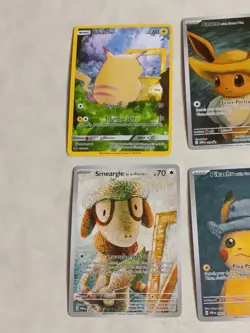 6 Pokemon x Van Gogh Black Star Promo ACG Art Card - read description - Image 2