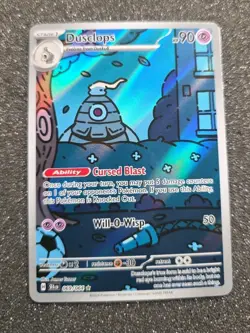 pokemon cards Dusclops full illustration mint condition - Image 1