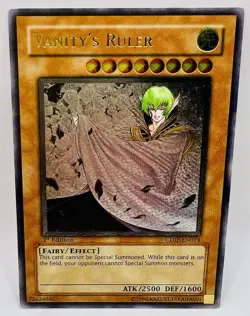 Yu-Gi-Oh! TCG Vanity’s Ruler - CDIP-EN024 - Ultimate Rare - 1st Edition LP - Image 1