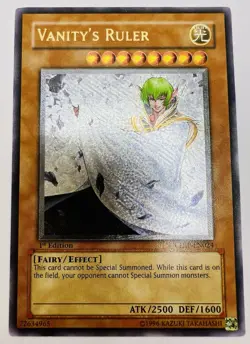 Yu-Gi-Oh! TCG Vanity’s Ruler - CDIP-EN024 - Ultimate Rare - 1st Edition LP - Image 2
