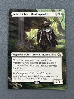 Mavren Fein Dusk Apostle MTG The Lost Caverns of Ixalan Hand Painted Altered Art - Image 1