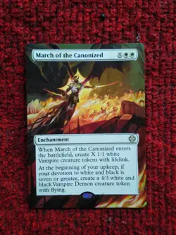 March of the Canonized MTG The Lost Caverns of Ixalan Hand Painted Altered Art v - Image 2
