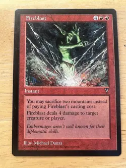 Mtg Visions Fireblast - Image 1