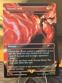 Near Mint x 1 Storm's Will - Jeska's Will - Rainbow Foil Secret Lair Drop Series - Image 1