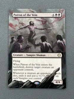 Patron of the Vein MTG The Lost Caverns of Ixalan Hand Painted Full Altered Art - Image 1
