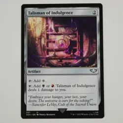Talisman of Indulgence [Universes Beyond: Warhammer 40K] MTG NM - Image 1