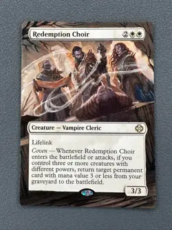 Redemption Choir MTG The Lost Caverns of Ixalan Hand Painted Full Altered Art v - Image 1