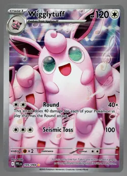 Wigglytuff 105/094 Mega Evolutions Phantasmal Flames PFL Pokemon TCG - NM - Image 1