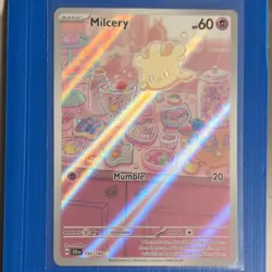 Pokemon 2024 Milcery 152/142 Stellar Crown Illustration Rare Near Mint - Image 1