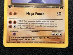 Pokemon Dark Machamp TCG 27/82 1st Edition Nonholo Rare Rocket - Image 3