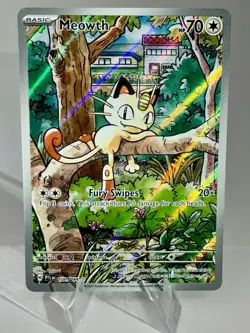 Meowth 106/094 Pokemon TCG Phantasmal Flames Illustration Rare NM Pack Fresh - Image 1
