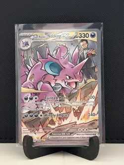 Pokemon TCG Team Rockets Nidoking EX 233/182 Destined Rivals NM Condition - Image 1