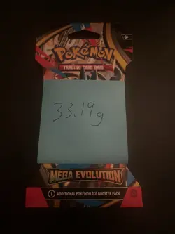 (VERY HEAVY) 33.19g Pokemon TCG Mega Evolution Sleeved Booster Pack (SEALED)✅ - Image 3