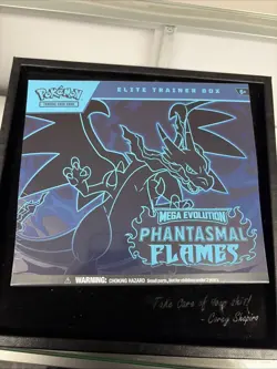 Mega Evolution Phantasmal Flames ETB Elite Trainer Box Pokemon TCG Charizard New - Image 1