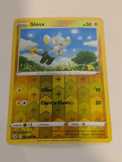 Shinx 091/264 Fusion Strike Reverse Pokemon Holo Foil Nice! - Image 1