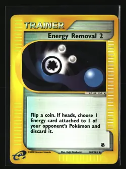 Pokemon ENERGY REMOVAL 2 140/165 Reverse Holo (2002 Expedition) NM/Near Mint - Image 1