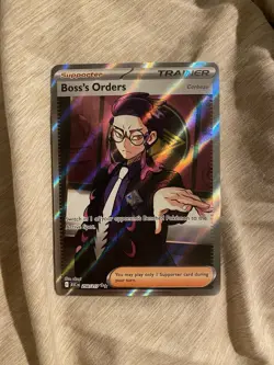 Pokemon Boss's Orders Corbeau Full Art Ultra Rare Trainer SV: Ascended Heroes - Image 1