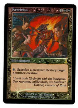 MTG Attrition X1 Urza's Destiny edition Foil rare - Image 1