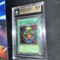 2002 Pot of Greed R Beckett 9.5 GEM MINT 1st Edition LOB119 Yu-Gi-Oh Graded - Image 3
