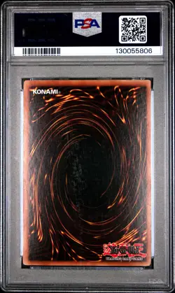 2002 YU-GI-OH! LOB-LEGEND OF BLUE EYES WHITE DRAGON #119 POT OF GREED PSA 7 - Image 2